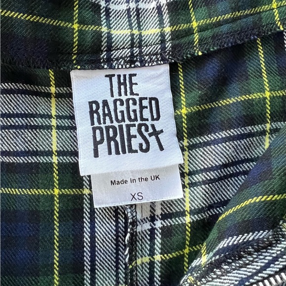 The Ragged Priest high rise wide leg plaid pants size xs - Picture 4 of 5